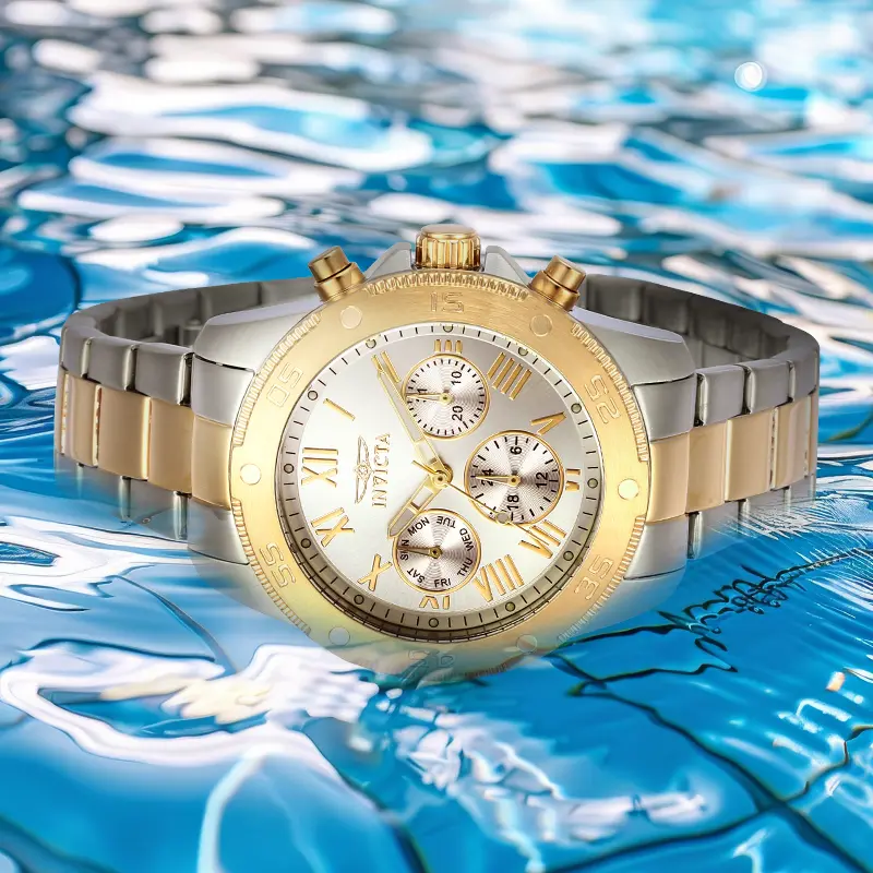 腕時計 オマージュ Invicta ゴールド メンズ ウォッチ - メルカリ